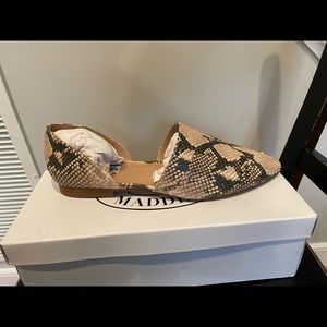 Steve Madden Talent Tan Snake Size 10